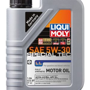 Liqui Moly Oil, Special Tec, SAE 5W-30, Synthetic, 1 Liter Bottle, Single – 2248