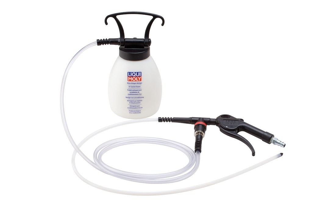 Liqui Moly HVAC System Cleaner Spray Gun, Use to Clean Air Conditioning Systems IN Passenger Cars/ Commercial Vehicles/ Buses/ Homes – 4090