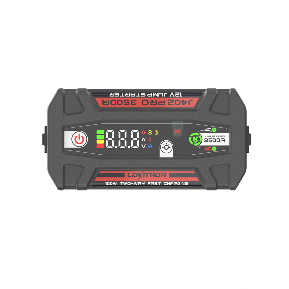 Lokithor Battery Jump Starter, J Series, Provide Auxiliary Power to Start 9.5 Liter Gasoline/7.5 Liter Diesel Engines – J402 PRO