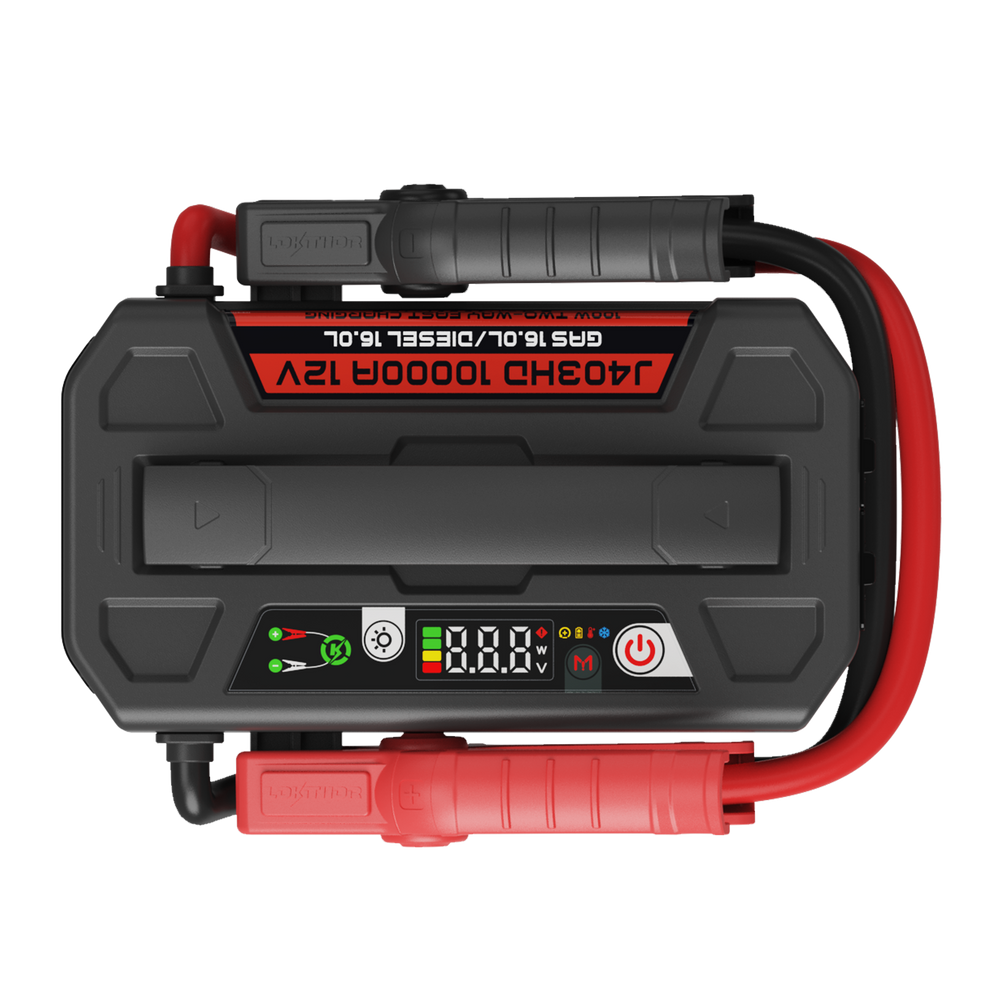 Lokithor Battery Jump Starter, Heavy Duty Series, Provide Auxiliary Power to Start 16 Liter Gasoline/ Diesel Engines – J403HD