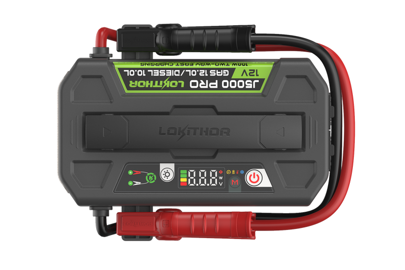 Lokithor Battery Jump Starter, LiFePO4 Tech Series, Provide Auxiliary Power to Start 12 Liter Gasoline/10 Liter Diesel Engines – J5000 PRO