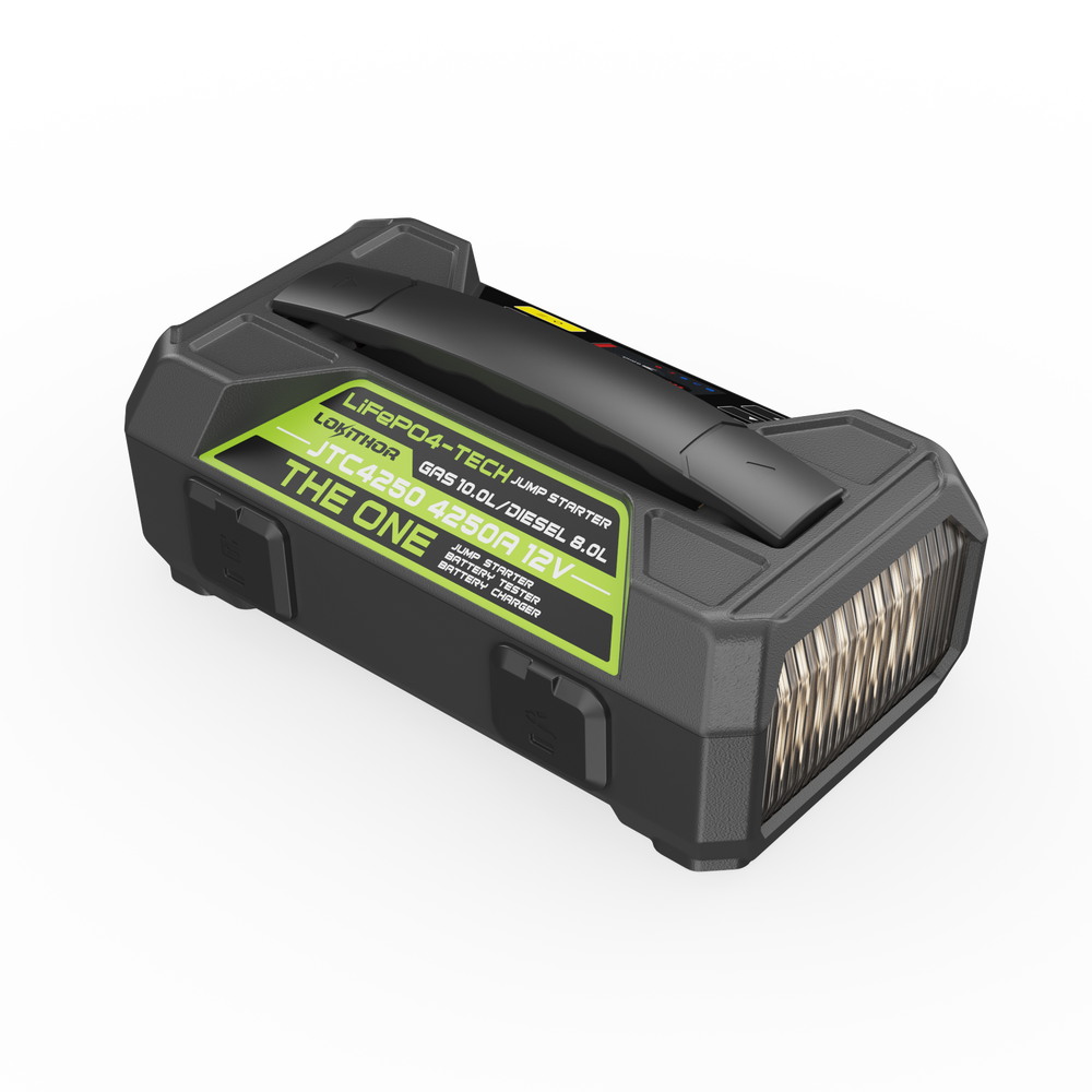 Lokithor Battery Jump Starter, Jtc Series, Provide Auxiliary Power to Start 10 Liter Gasoline/8 Liter Diesel Engines – JTC4250 PRO