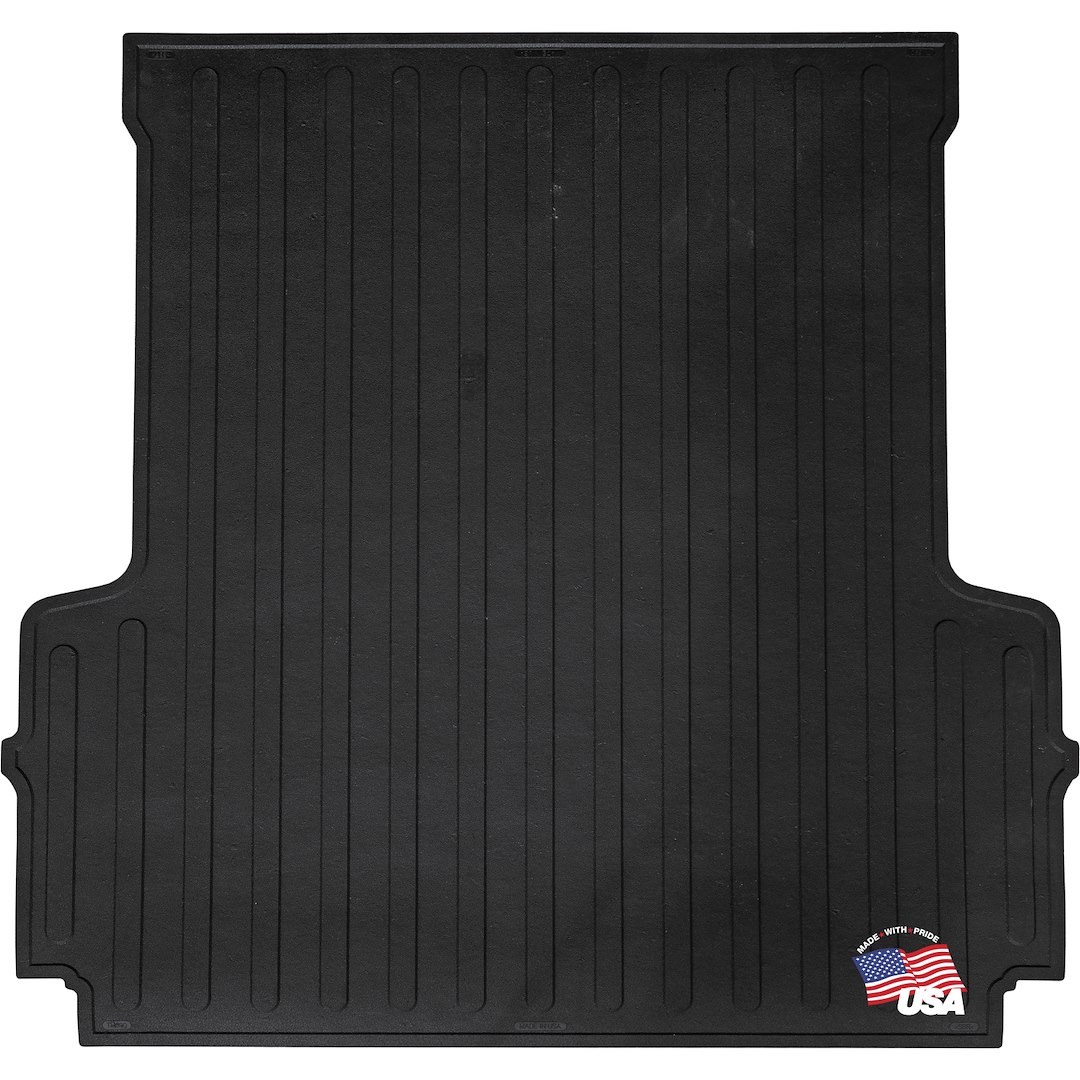 Boomerang Ru Bed Mat, With Raised Edges, 60 Inch Length X 48 Inch Width X 5/16 Inch Thickness, Black, Rubber, Tailgate Liner/ Mat Not Included – TM690