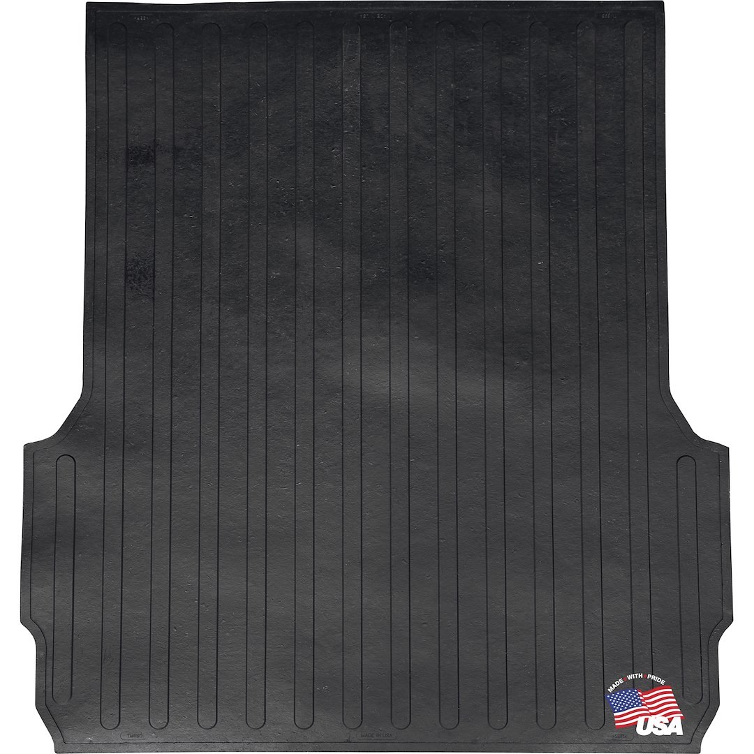 Boomerang Ru Bed Mat, With Raised Edges, 61 Inch Length X 56 Inch Width X 5/16 Inch Thickness, Black, Rubber, Tailgate Liner/ Mat Not Included – TM695