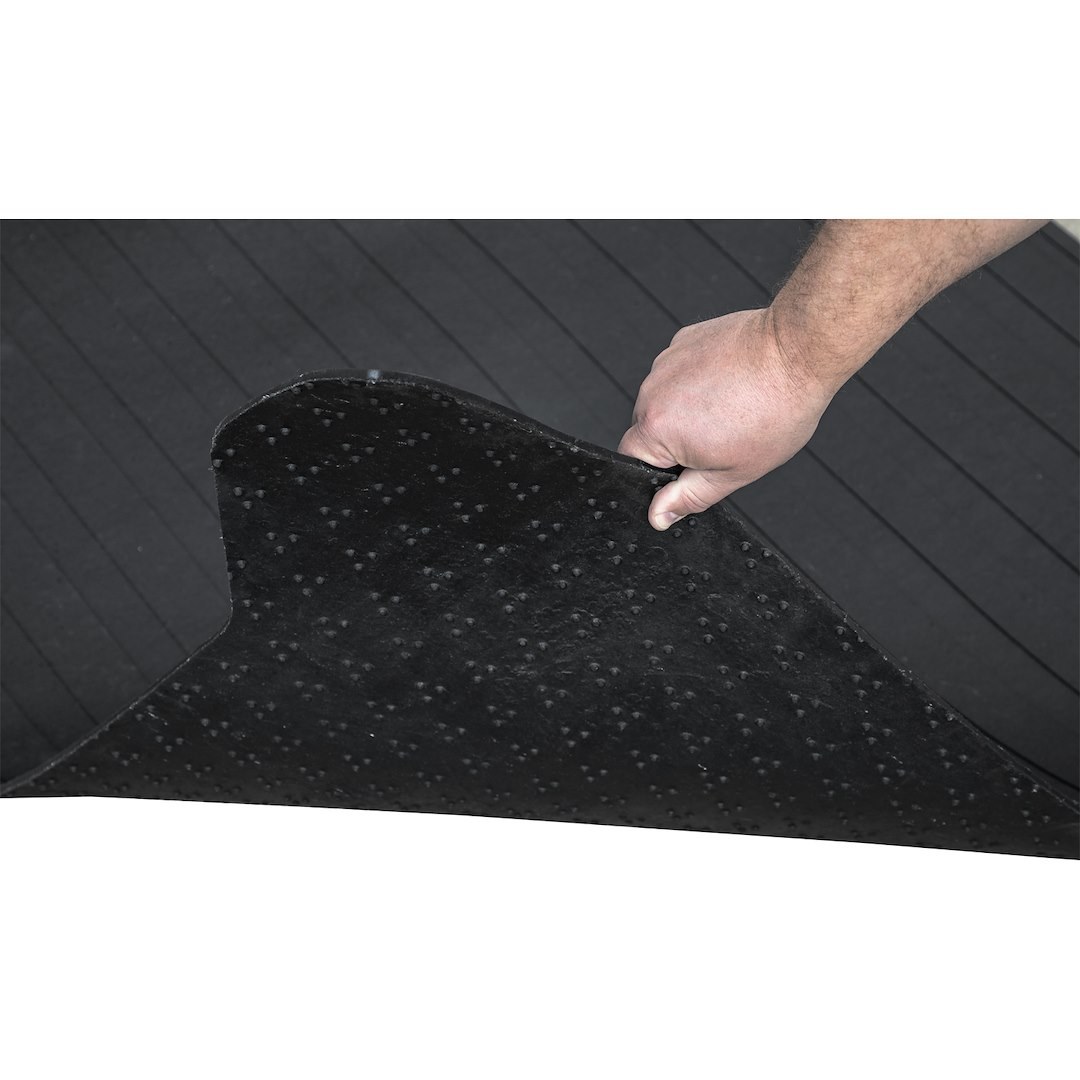 Boomerang Ru Bed Mat, With Raised Edges, Black, Rubber, Tailgate Liner/ Mat Not Included – TM715