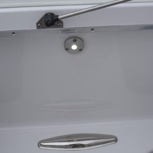 Lumitec Interior Light – LED, 1.73 Inch Diameter X 0.45 Inch Depth, Blue Non-Dimming, 4 Watts, 10 to 30 Volt DC, Brushed Housing, Single – 101034