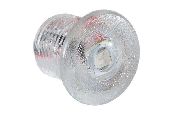 Lumitec Courtesy Light, Newt, White LED, Clear Lens, 10 to 16 Volt DC Voltage, 0.55 Watt, 45 Milliampere at 12 Volt DC, IP67 Waterproof – 101084