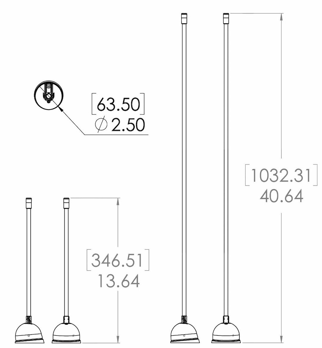 Lumitec Navigation Light, Contour Series, Anchor Light, 0.9 Watt LED, 2-1/2 Inch Diameter X 12 Inch Height – 101585
