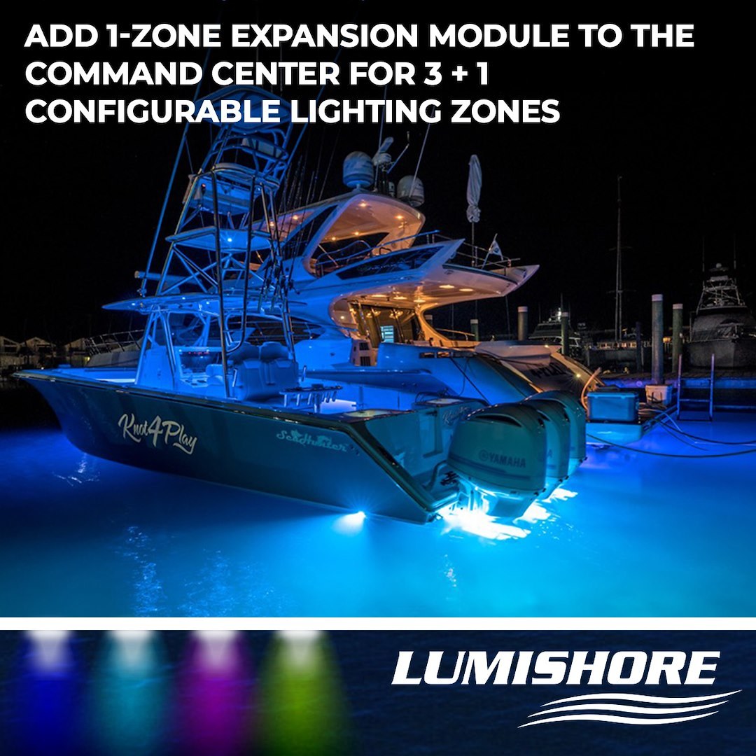Lumishore Us Light Control Module, Eclipse Expansion Module, Used to Extend and Expand Eclipse Command Center, 1 Zone, 16 Lights – 010-04487-00