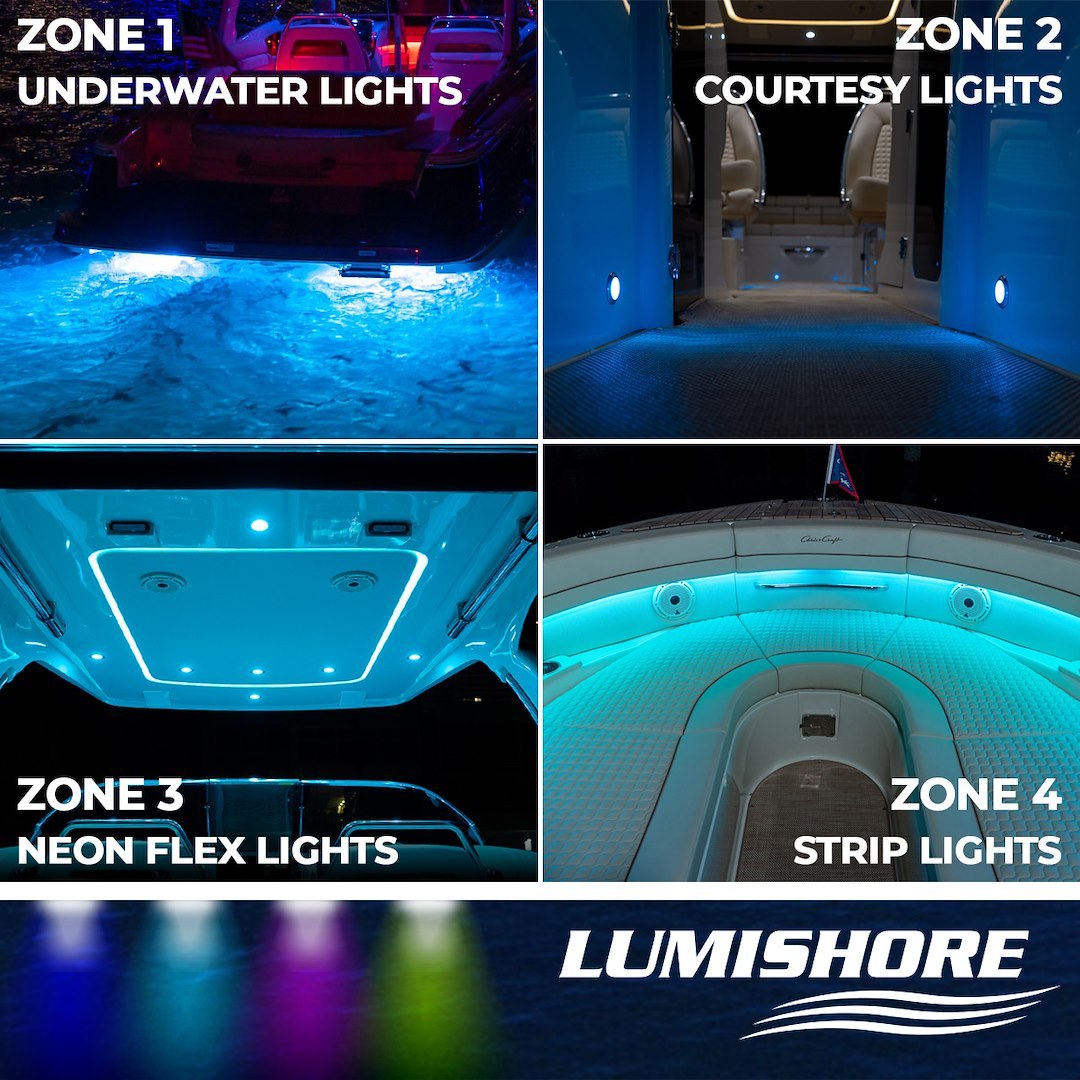 Lumishore Us Light Control Module, Eclipse Expansion Module, Used to Extend and Expand Eclipse Command Center, 1 Zone, 16 Lights – 010-04487-00