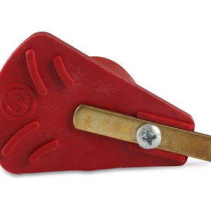 Mallory Distributor Cap, For Use with Mallory 23/ 24/ 25/ 27/ 50/ 57/ Dp/ Hp/ Yl Series Distributors, Non Adjustable, Bolt on, Red – 309
