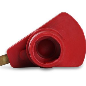 Mallory Distributor Cap, For Use with Mallory 23/ 24/ 25/ 27/ 50/ 57/ Dp/ Hp/ Yl Series Distributors, Non Adjustable, Bolt on, Red – 309