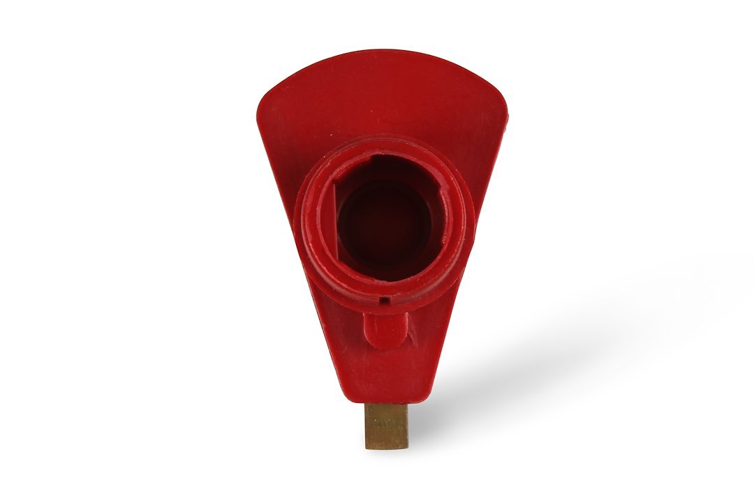 Mallory Distributor Cap, For Use with Mallory 23/ 24/ 25/ 27/ 50/ 57/ Dp/ Hp/ Yl Series Distributors, Non Adjustable, Bolt on, Red – 309