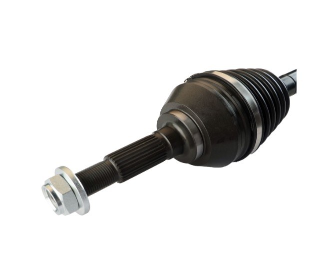 Moog CV Axle Shaft, 27.59 Inch Compressed Length, With Axle Nut – 10E005