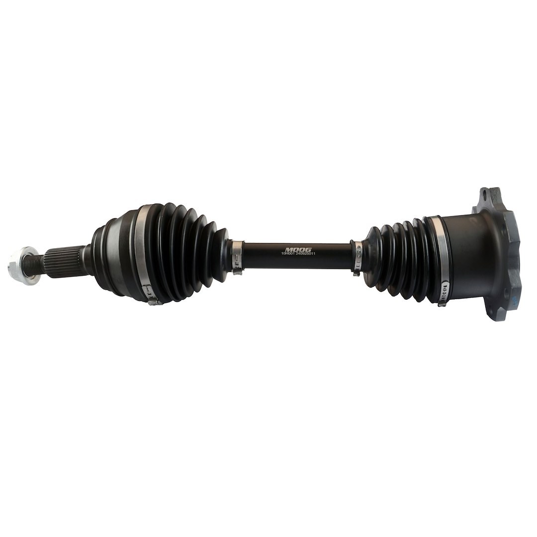 Moog CV Axle Shaft, 21.18 Inch Compressed Length, With Axle Nut and Inboard Bolts – 10H001