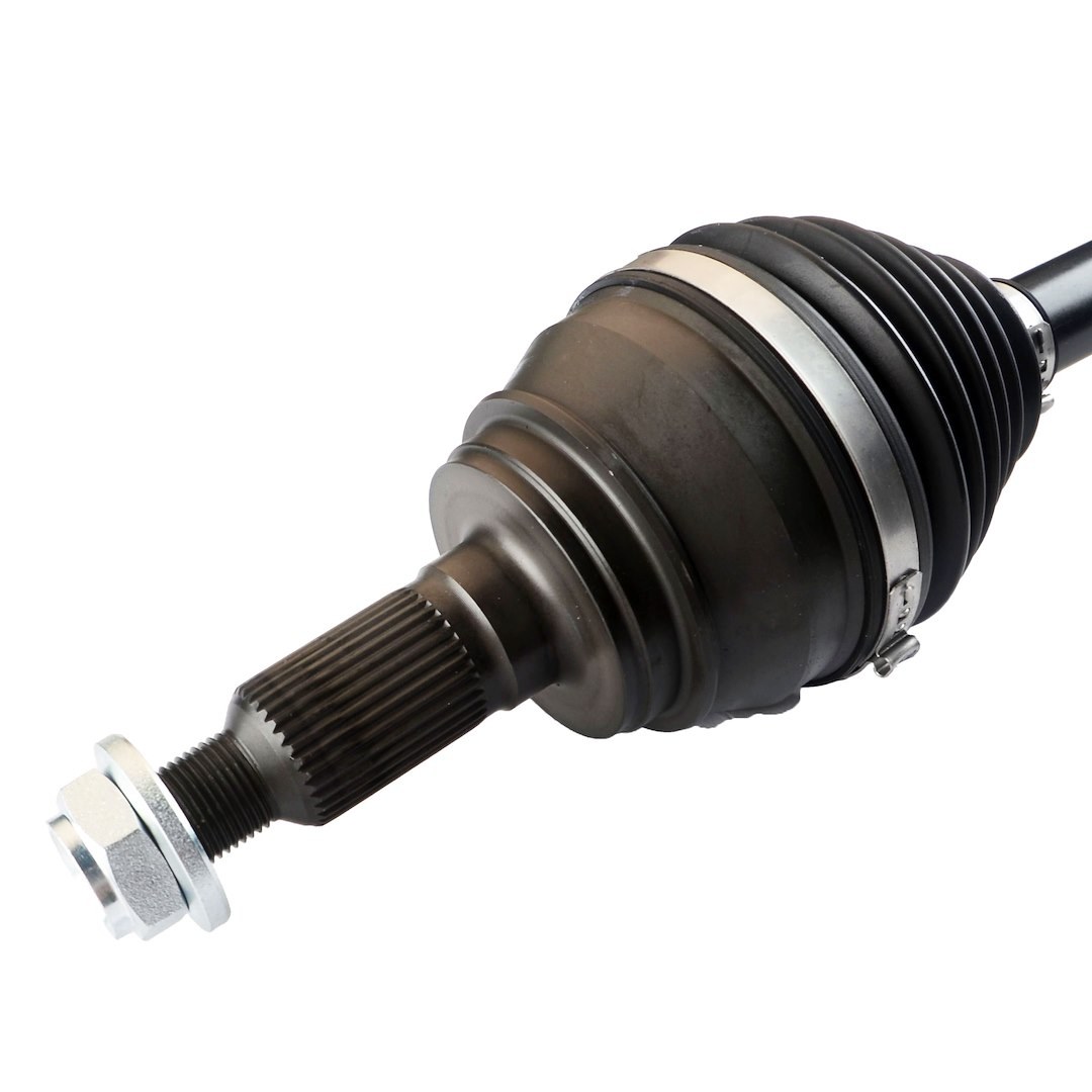 Moog CV Axle Shaft, 21.18 Inch Compressed Length, With Axle Nut and Inboard Bolts – 10H001