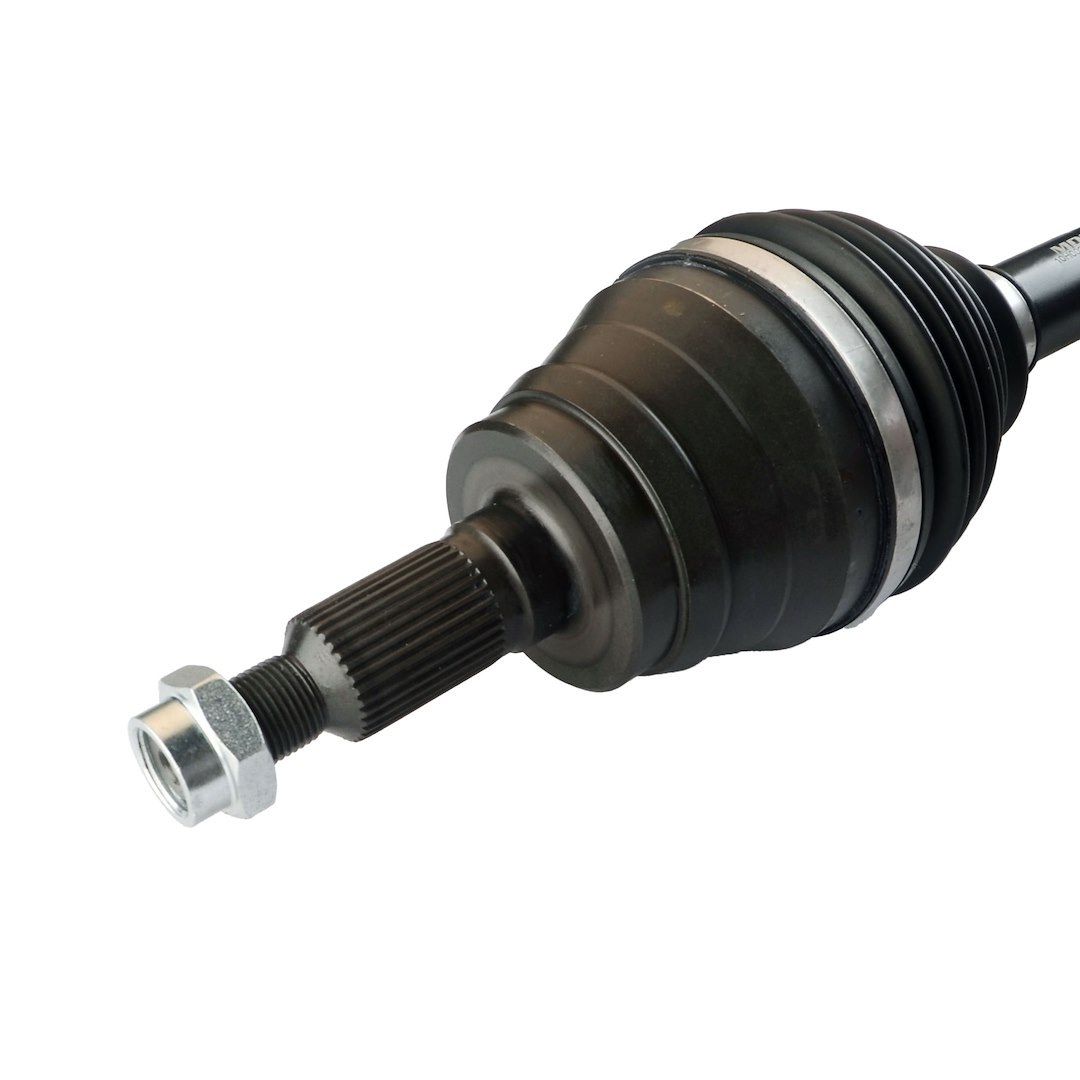 Moog CV Axle Shaft, 21.77 Inch Compressed Length, With Axle Nut and Inboard Bolts – 10H003