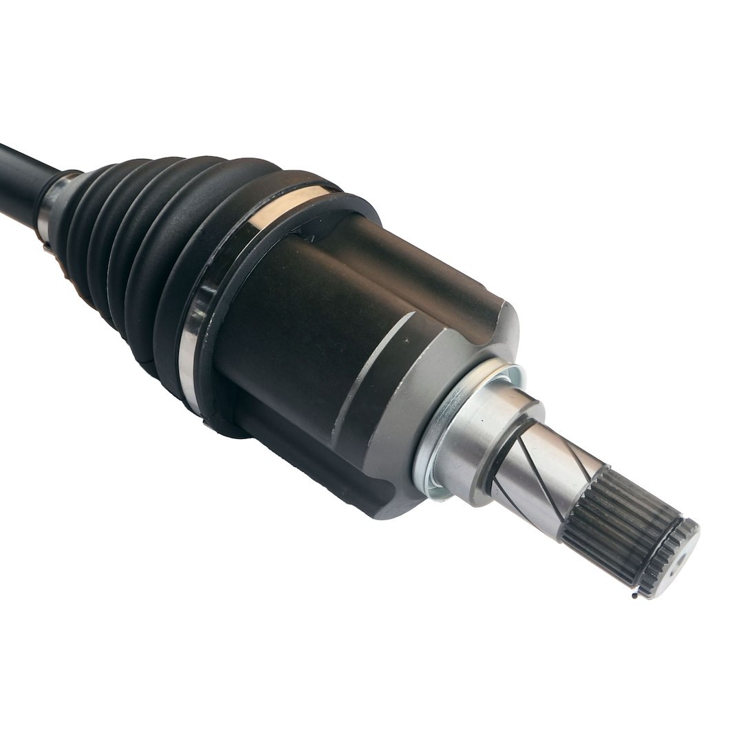 Moog CV Axle Shaft, 25.08 Inch Compressed Length, With Axle Nut – 12E003L