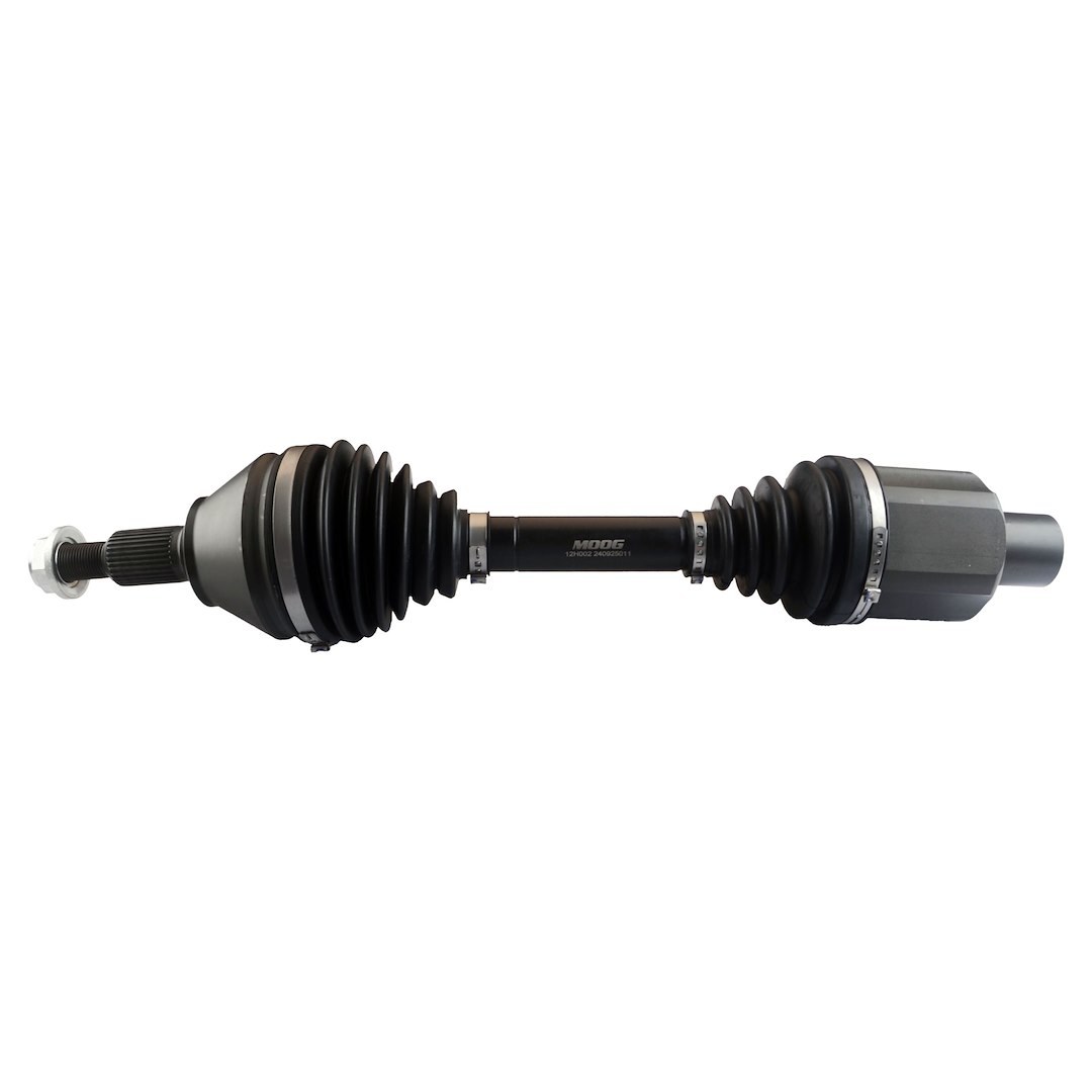 Moog CV Axle Shaft, 24.37 Inch Compressed Length, With Axle Nut – 12H002