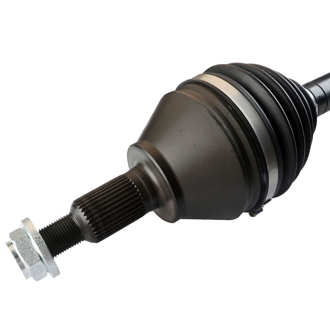 Moog CV Axle Shaft, 24.37 Inch Compressed Length, With Axle Nut – 12H002