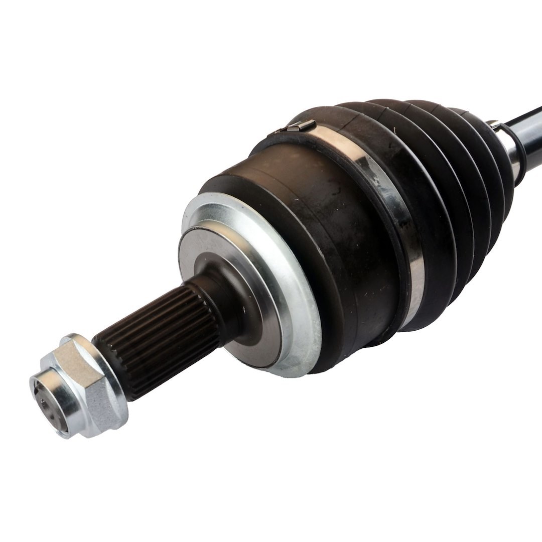 Moog CV Axle Shaft, 24.33 Inch Compressed Length, With Axle Nut – 13E002L