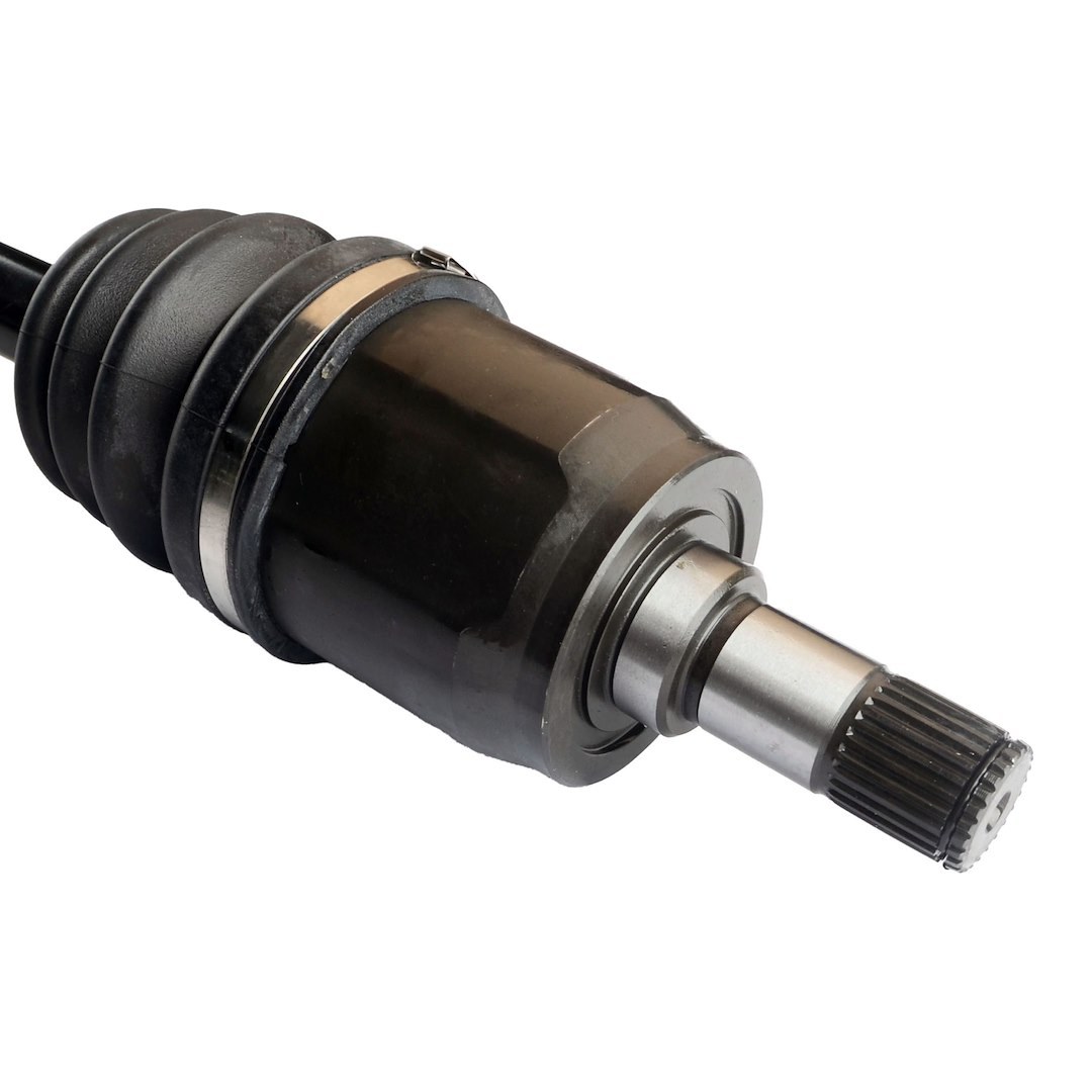 Moog CV Axle Shaft, 24.33 Inch Compressed Length, With Axle Nut – 13E002L