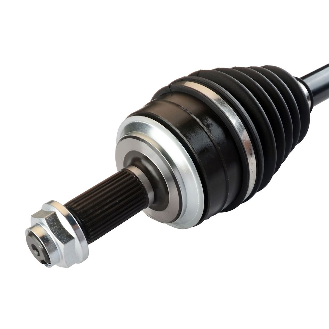 Moog CV Axle Shaft, 26.77 Inch Compressed Length, With Axle Nut – 13E004L