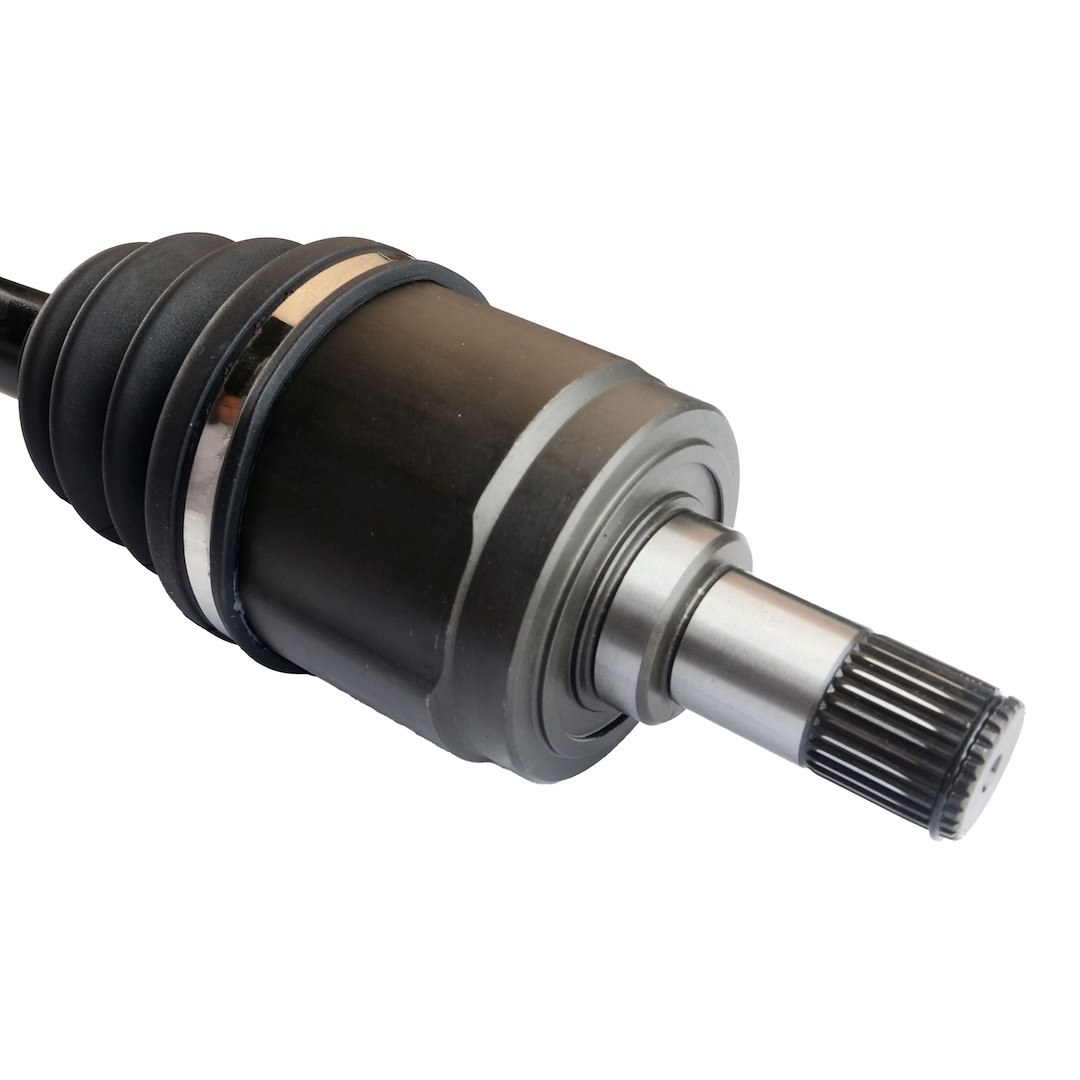 Moog CV Axle Shaft, 26.77 Inch Compressed Length, With Axle Nut – 13E004L