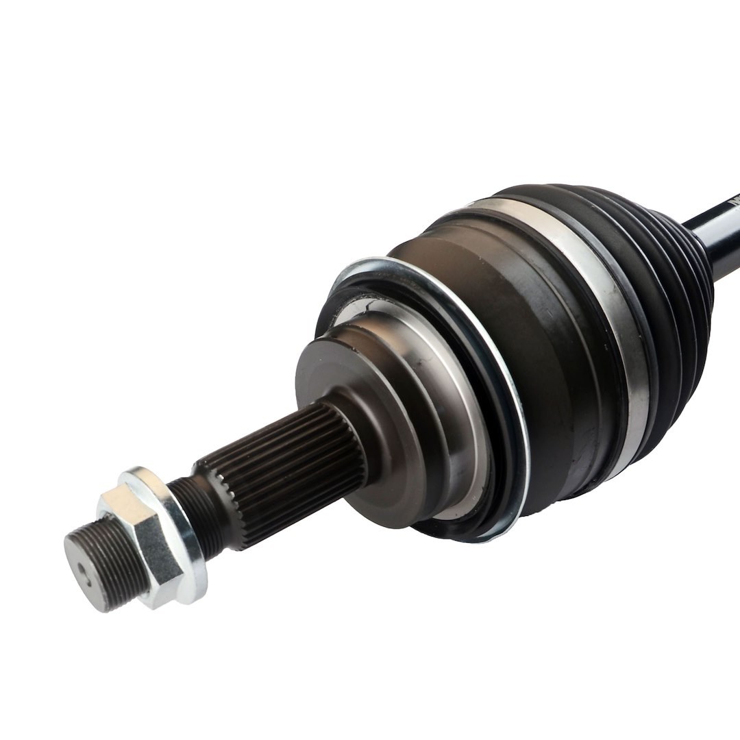 Moog CV Axle Shaft, 25.47 Inch Compressed Length, With Axle Nut – 14H002