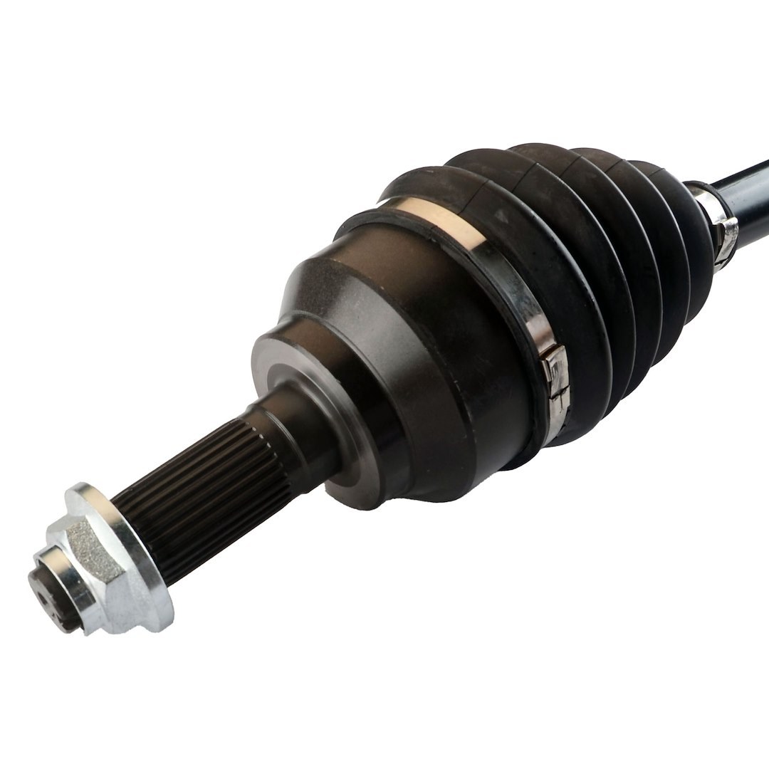 Moog CV Axle Shaft, 25 Inch Compressed Length, With Axle Nut – 18E001L