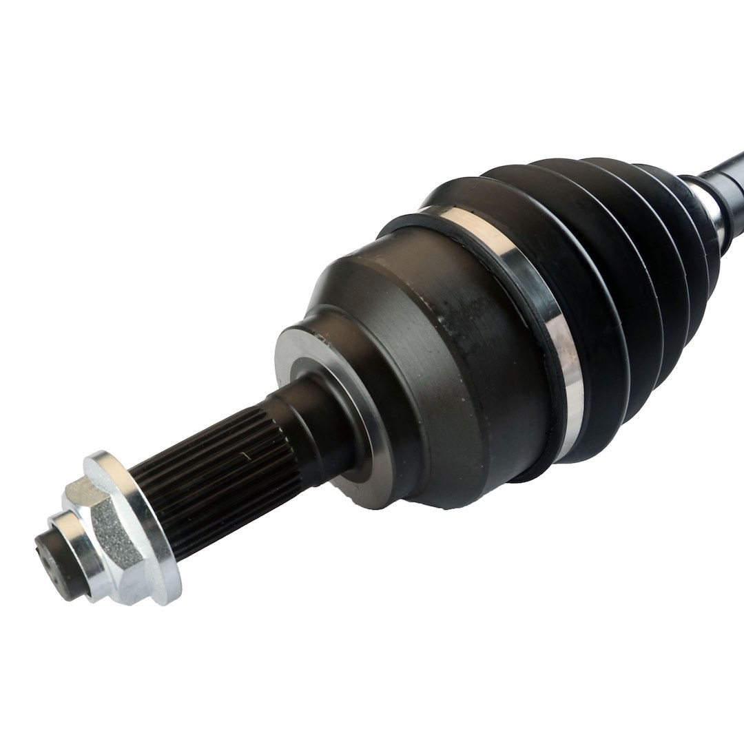 Moog CV Axle Shaft, 21.73 Inch Compressed Length, With Axle Nut – 18E001R
