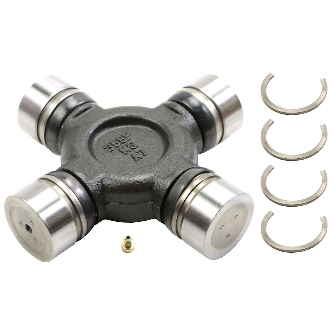 Moog Universal Joint, Greasable, C Style Retaining Clips, With Flush Type Lube Fitting – 279