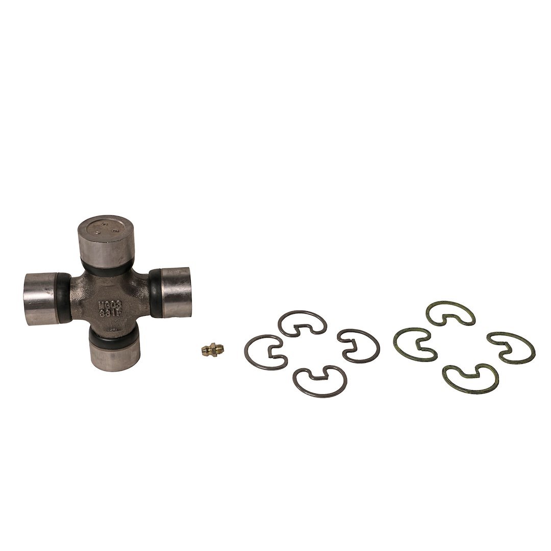 Moog Universal Joint, Premium Grade, With Four Bearing Cups, Steel, Greaseable, With Eight Retaining Clips and Nitrile Rubber Grease Seals – 326