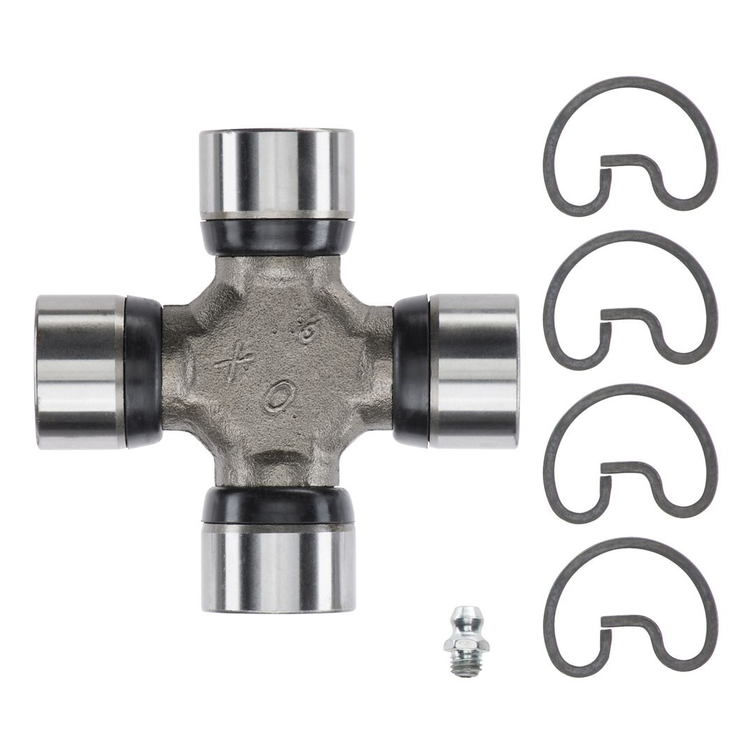 Moog Universal Joint, Premium, With 2 Smooth Bearings, .059 Inch Snap Ring Thickness, 1.188 Inch Bearing Cap Diameter, Greaseable – 331