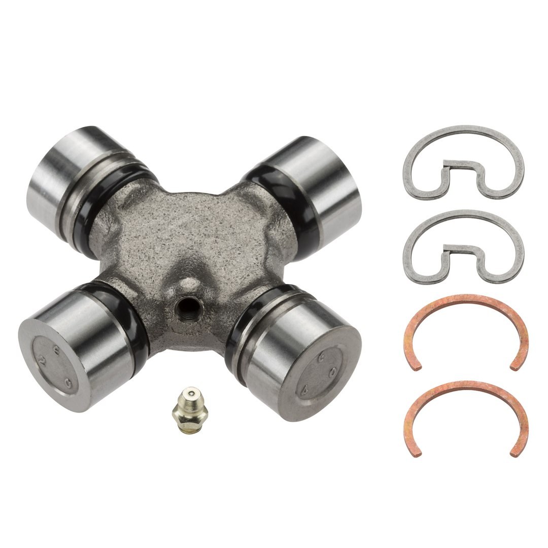 Moog Universal Joint, Premium, With 2 Smooth Bearings and 2 Grooved Bearings – 355
