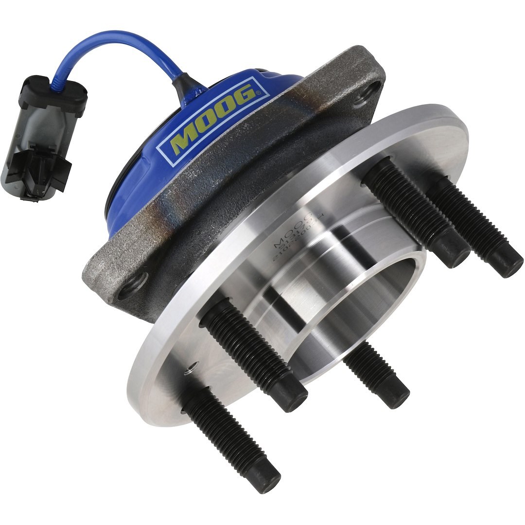 Moog Wheel Bearing and Hub Assembly, With Plastic Sensor Wire Clip – 513179