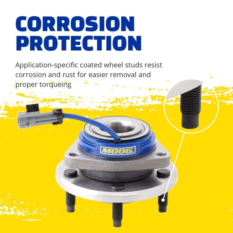 Moog Wheel Bearing and Hub Assembly, Axle Hub Repair Kit – 518515