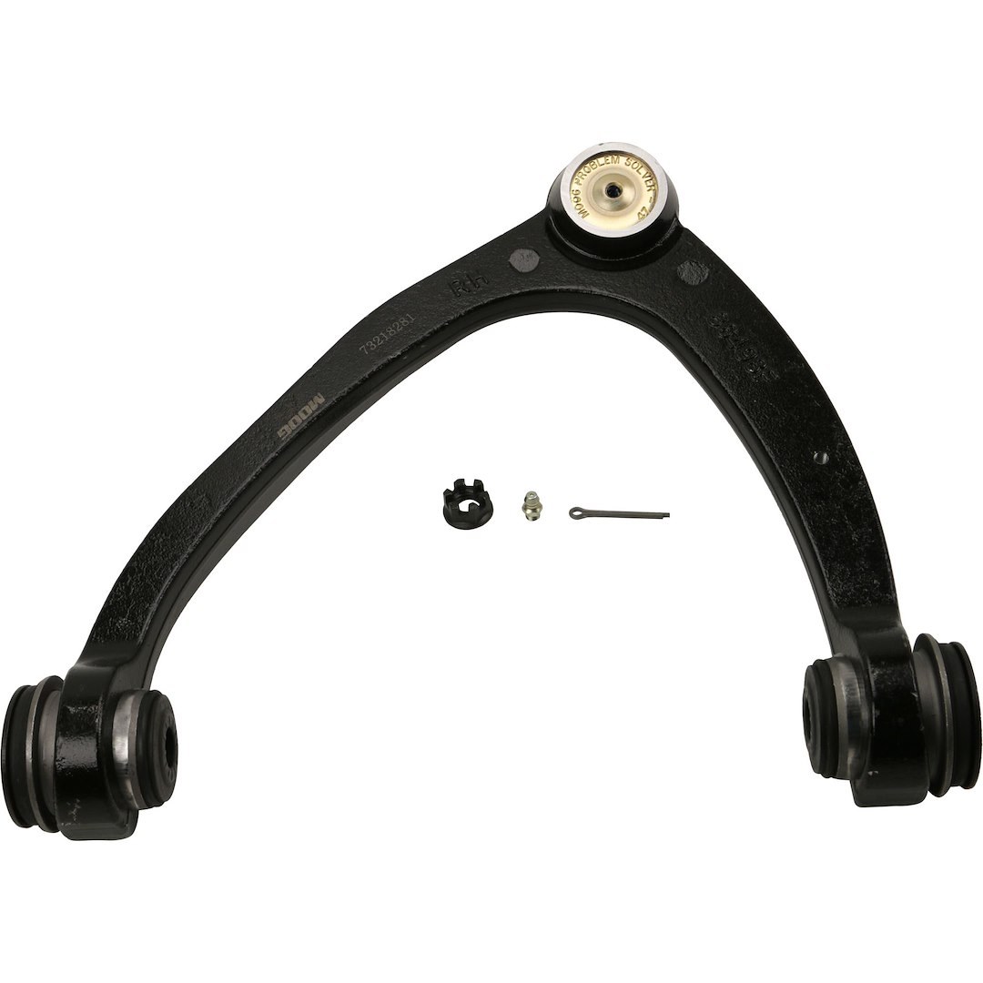 Moog Control Arm, Problem Solver, With Bushing, With Powdered-Metal Gusher Bearing to Allow Grease to Penetrate Bearing Surfaces – CK80670