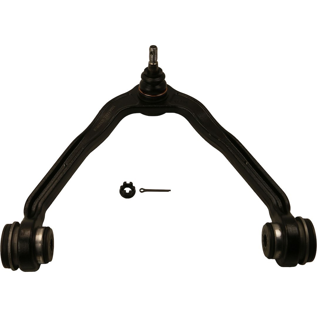 Moog Control Arm, Problem Solver, 14.350 Inch Length, With Powdered-Metal Gusher Bearing to Allow Grease to Penetrate Bearing Surfaces – CK80942