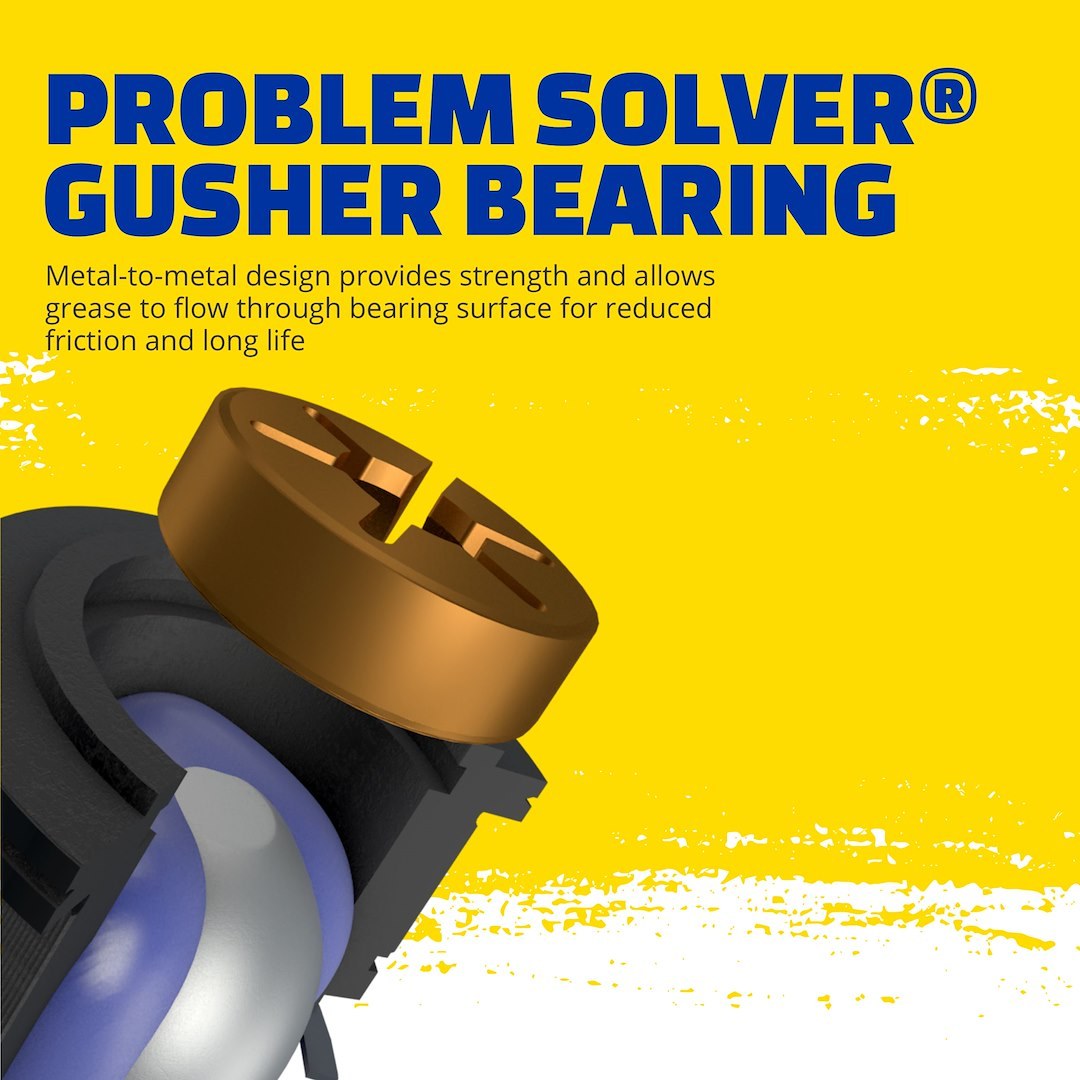 Moog Tie Rod End, Problem Solver, With Powdered-Metal Gusher Bearing to Allow Grease to Penetrate Bearing Surfaces – ES406L