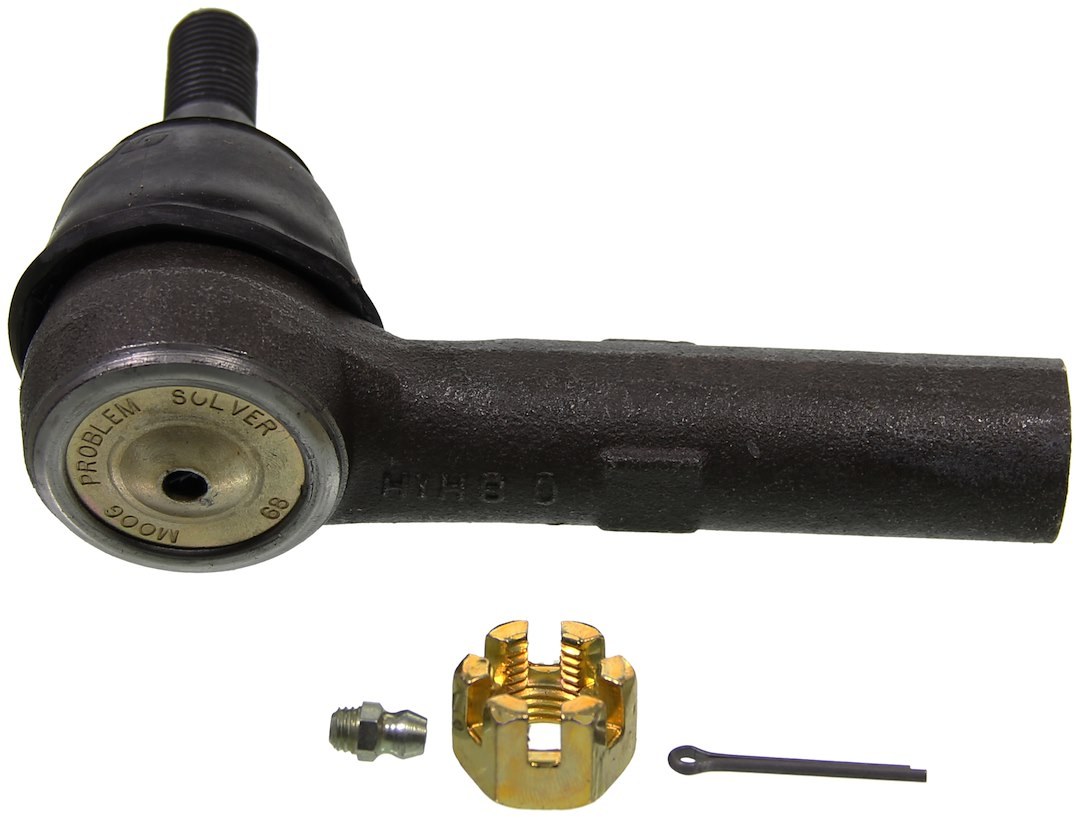 Moog Tie Rod End, Problem Solver, With Powdered-Metal Gusher Bearing to Allow Grease to Penetrate Bearing Surfaces – ES80643