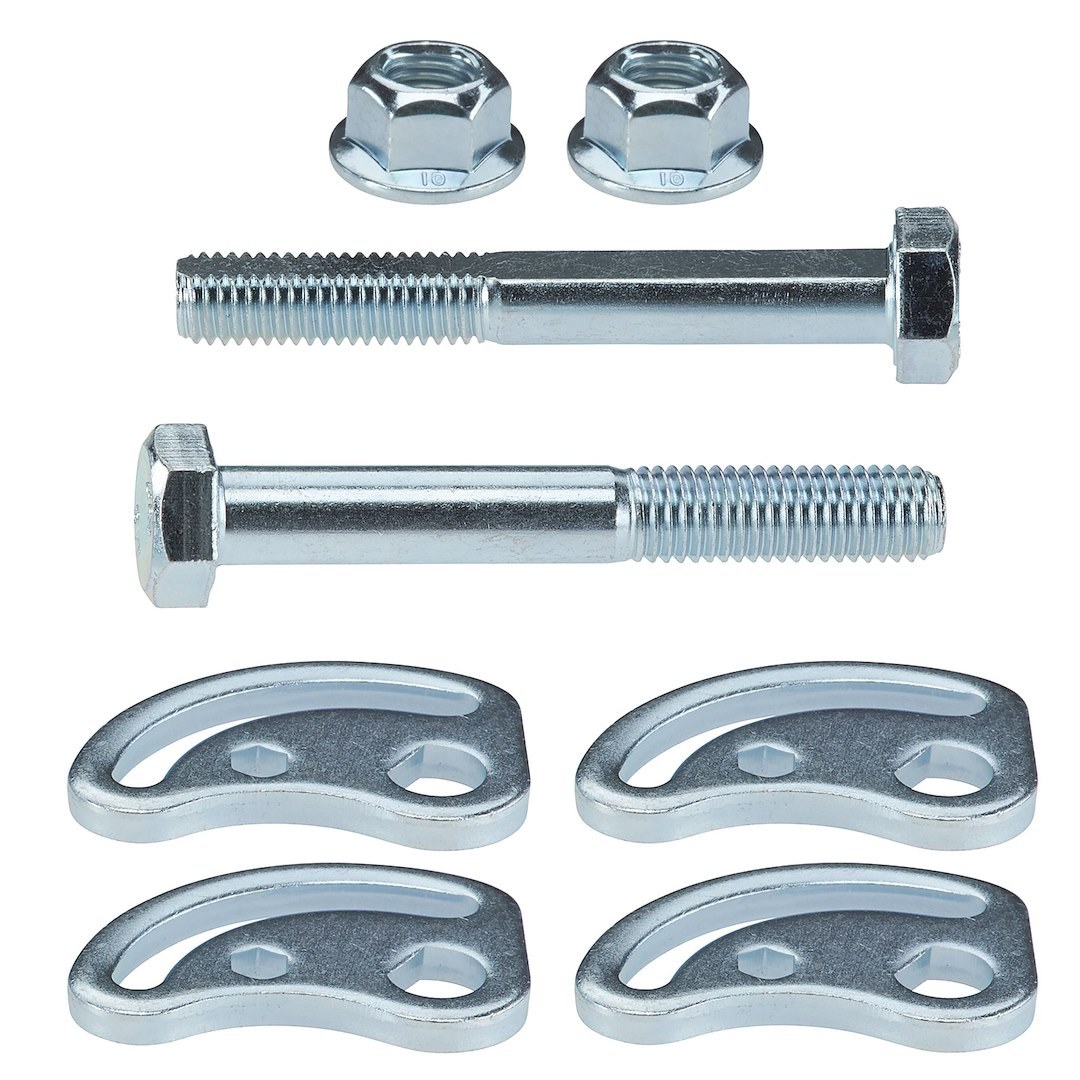 Moog Alignment Cam Bolt Kit, Adjustment Range Camber -1-1/2 to 1-1/2 Degree – K100026