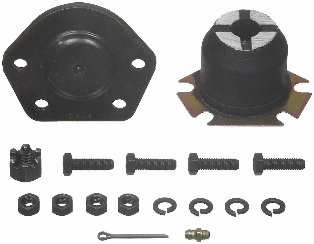 Moog Ball Joint, Problem Solver, 2.820 Inch Length, With Powdered-Metal Gusher Bearing to Allow Grease to Penetrate Bearing Surfaces – K6024