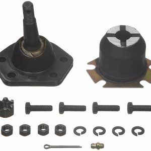 Moog Ball Joint, Problem Solver, 2.820 Inch Length, With Powdered-Metal Gusher Bearing to Allow Grease to Penetrate Bearing Surfaces – K6024