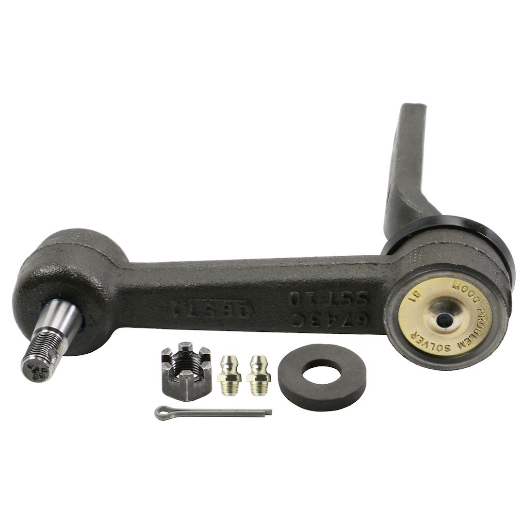 Moog Idler Arm, Problem Solver, With Powdered-Metal Gusher Bearing to Allow Grease to Penetrate Bearing Surfaces – K6100