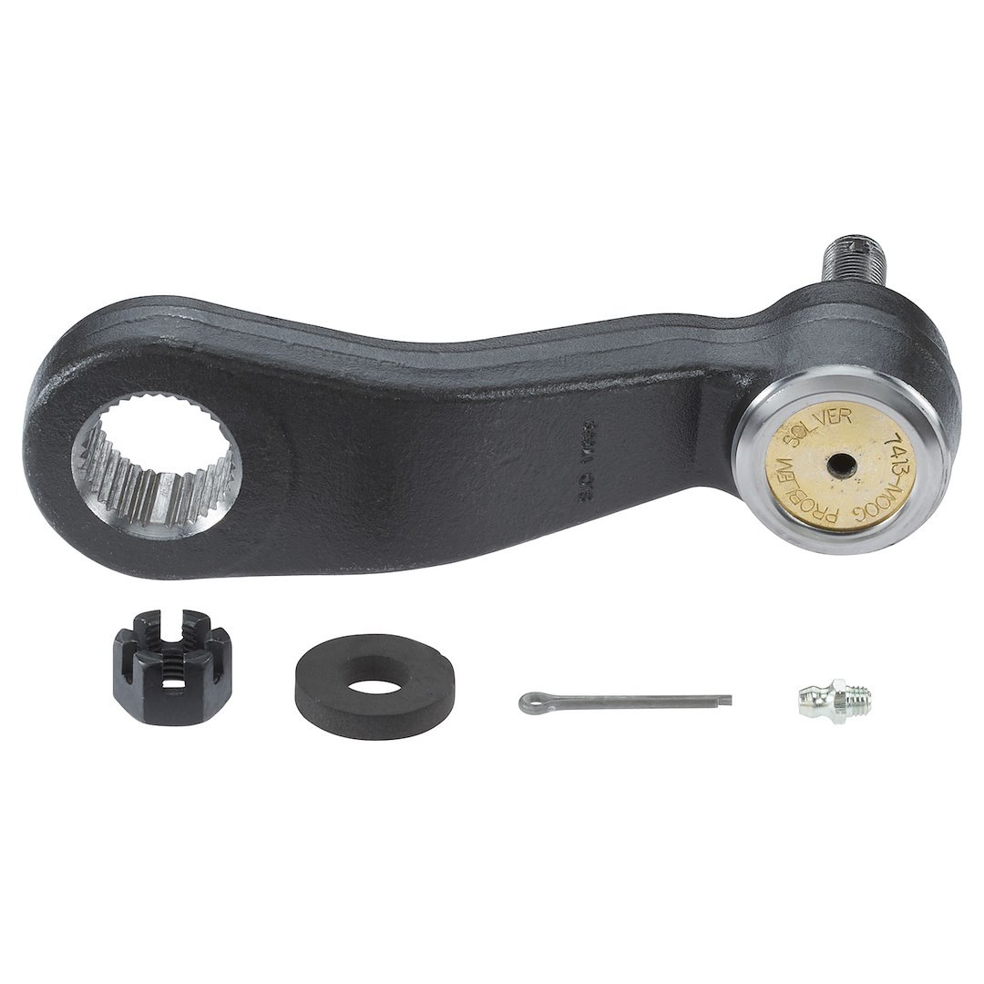 Moog Pitman Arm, Problem Solver, 3 Splines, With Powdered-Metal Gusher Bearing to Allow Grease to Penetrate Bearing Surfaces – K6654