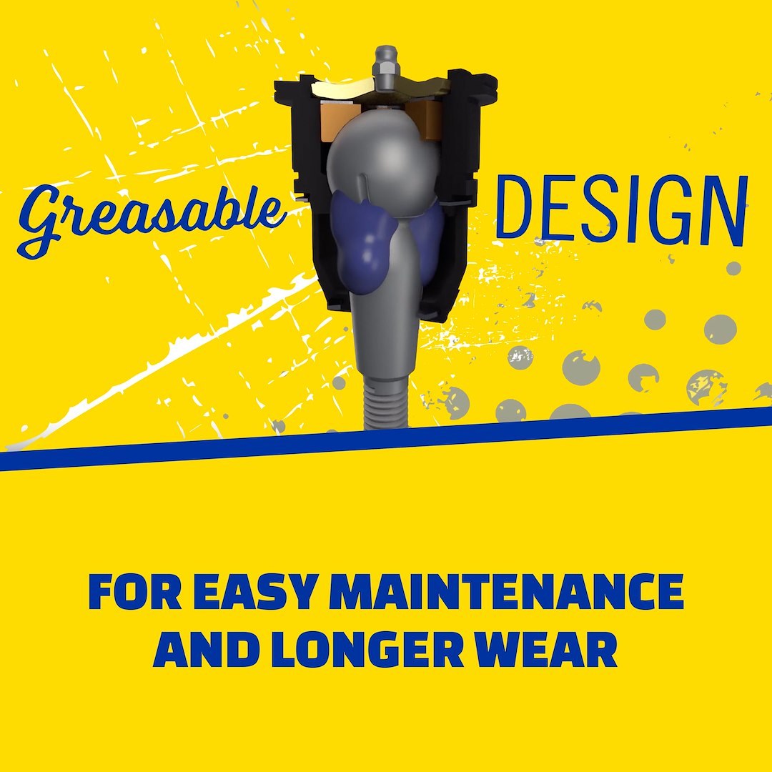 Moog Ball Joint, Problem Solver, With Powdered-Metal Gusher Bearing to Allow Grease to Penetrate Bearing Surfaces – K7346