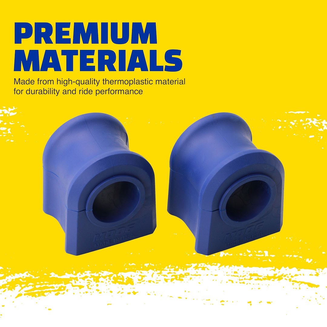 Moog Stabilizer Bar Mount Bushing, Problem Solver, Chamfered Inside Diameter for Easier Installation – K7464