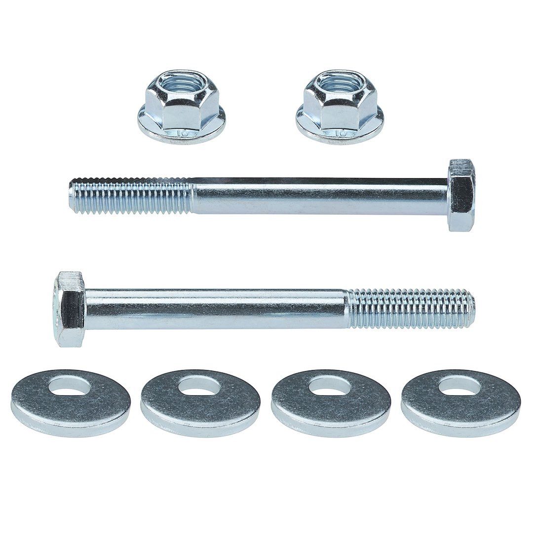 Moog Alignment Cam Bolt Kit, Problem Solver, Allows 4 Degrees of Caster/Camber Adjustment from -2 to 2 Degrees – K80276