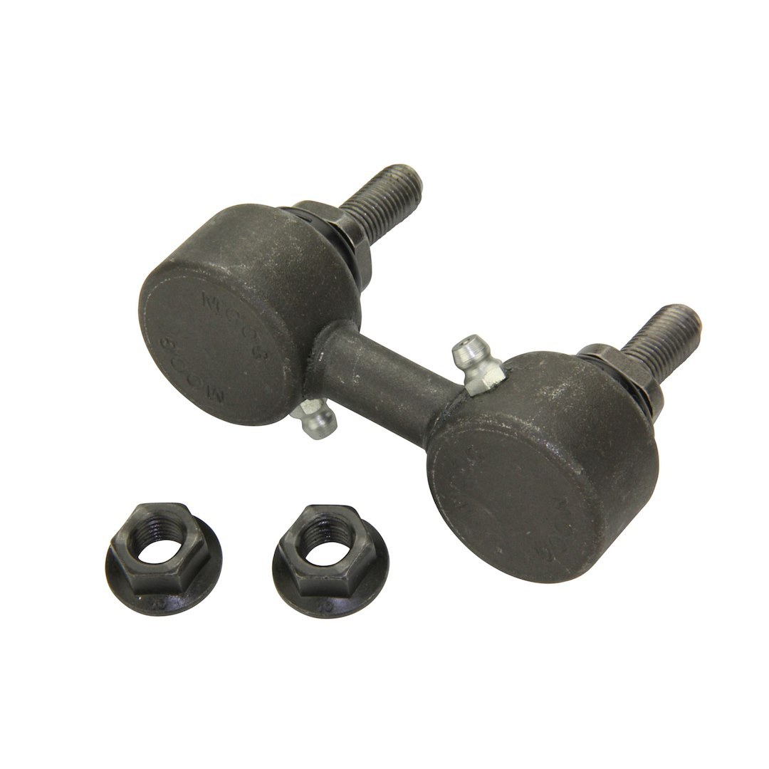 Moog Stabilizer Bar Link Kit, Problem Solver, With Powdered-Metal Gusher Bearing to Allow Grease to Penetrate Bearing Surfaces – K90124